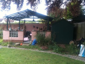 BBQ and Shed